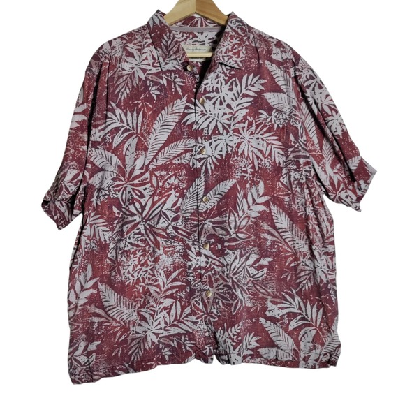 Tommy Bahama Other - Tommy Bahama Mens Silk Short Sleeve Button Front Shirt Size XXL Hawaiian